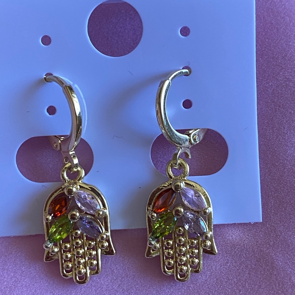 18k gold filled earrings